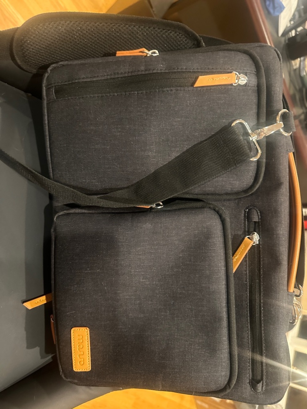 MOSISO 360 Protective Laptop Shoulder Bag,15-15.6 inch Computer Bags
